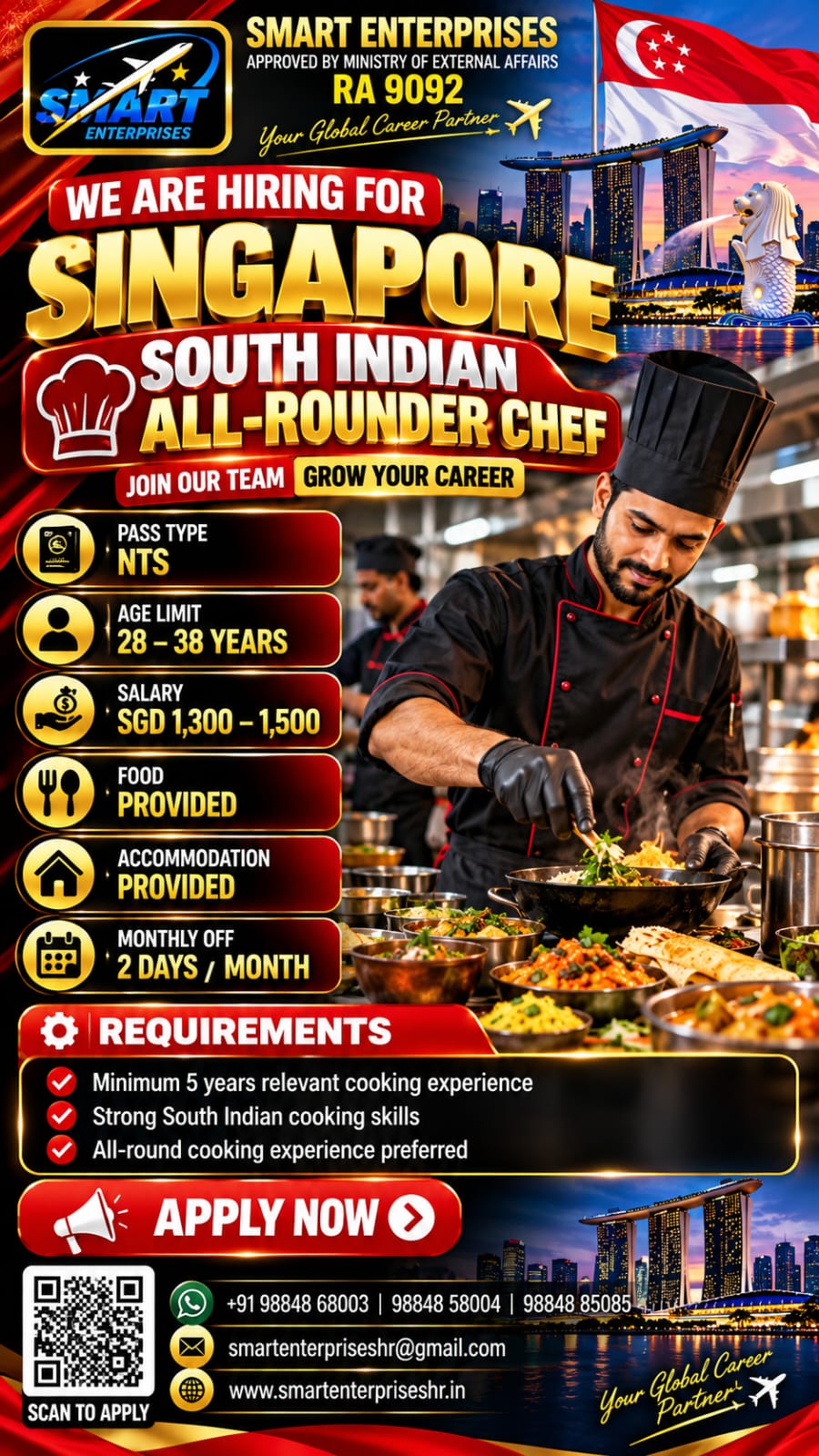 SOUTH INDIAN ALL-ROUNDER CHEF