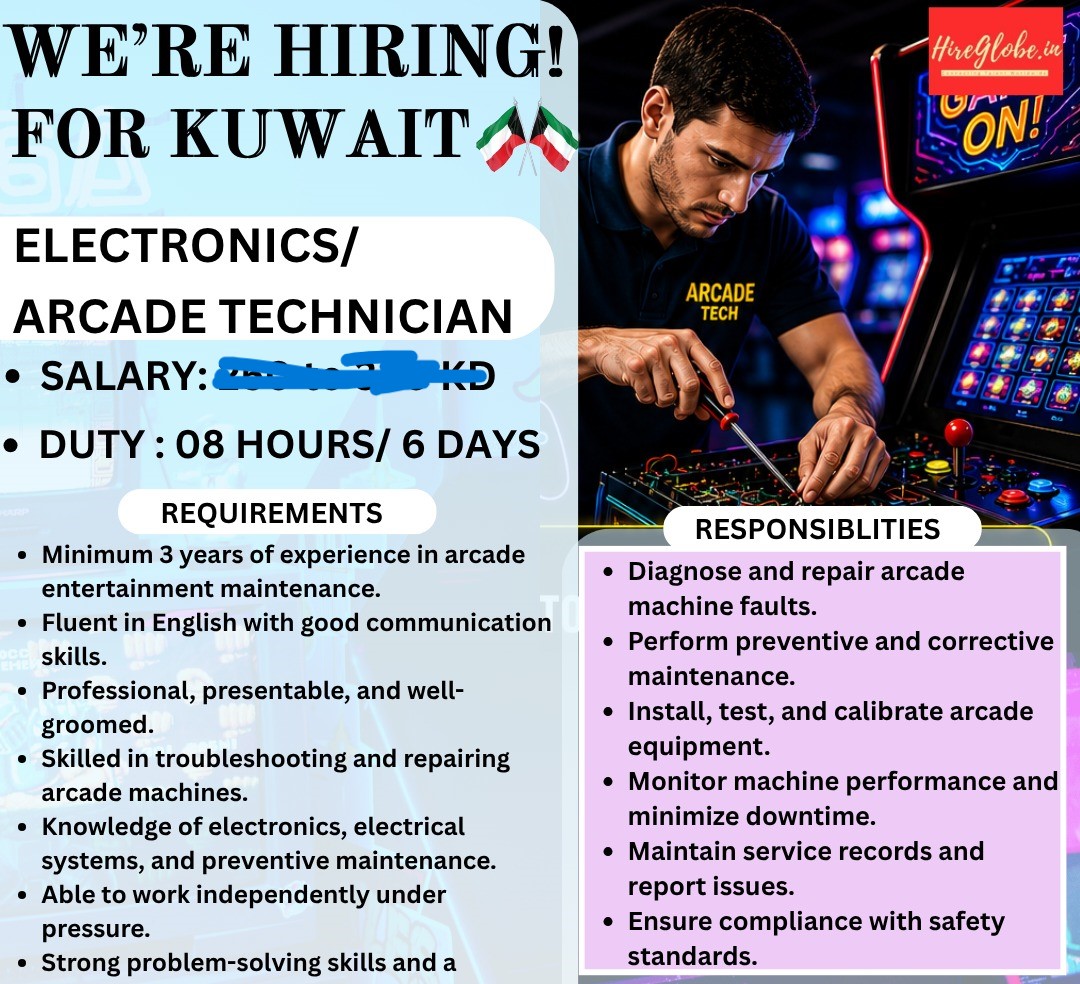 Electronics/Arcade Technician