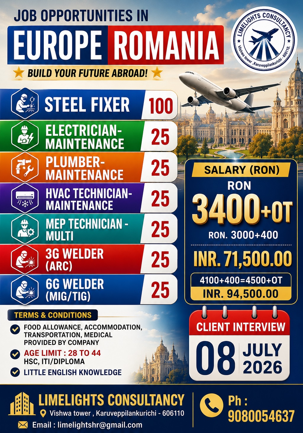 Job Opportunities in Europe Romania