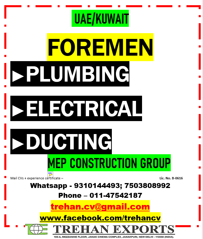 UAE KUWAIT FOREMEN