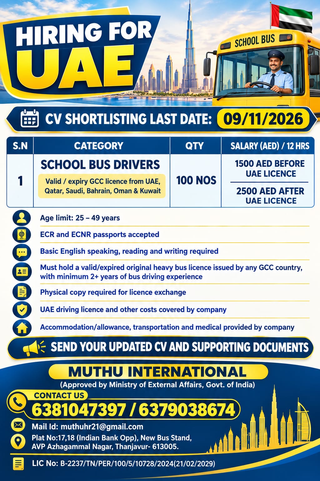 School Bus Drivers interview
