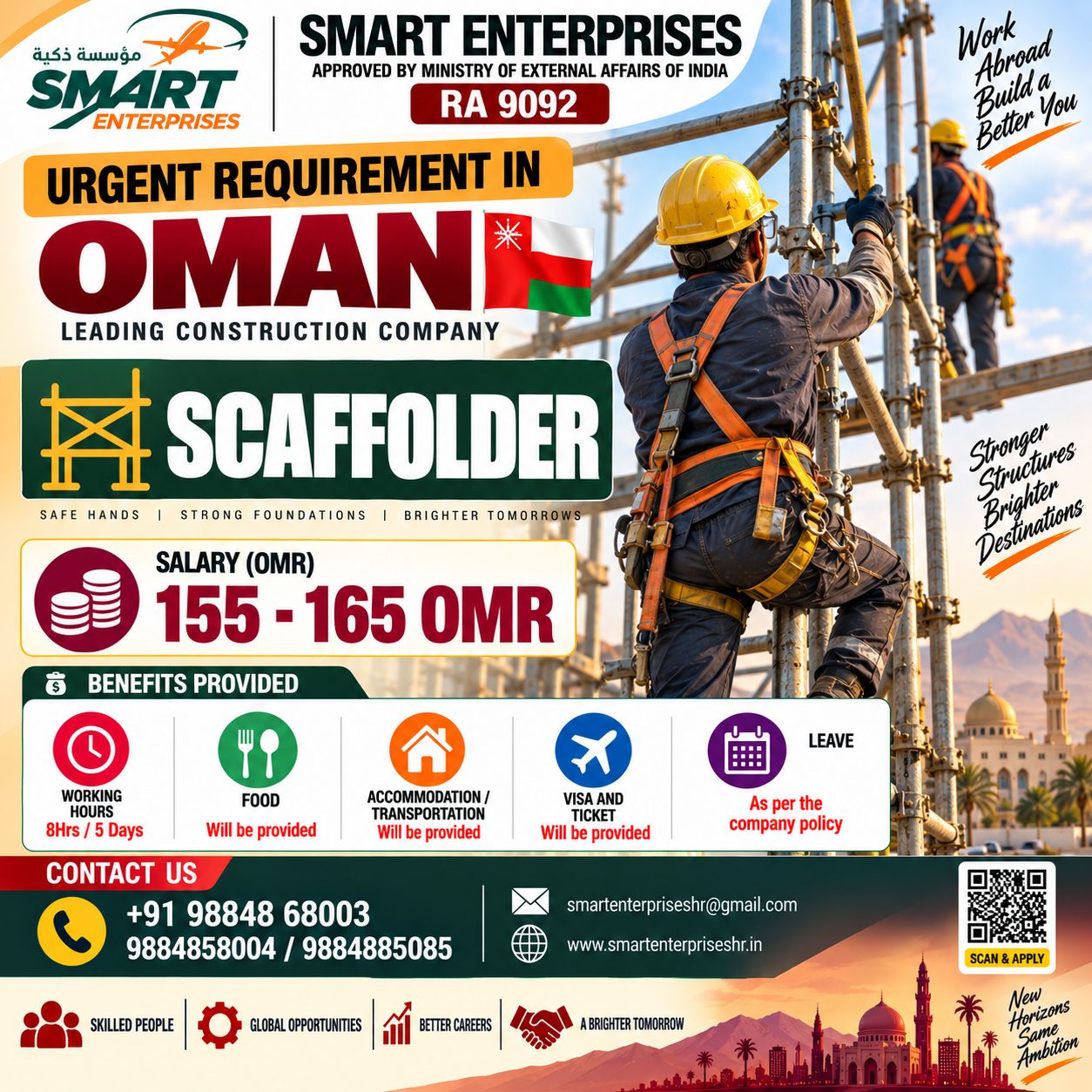 Scaffolder OMAN — smartenterpriseshr@gmail.com, oman