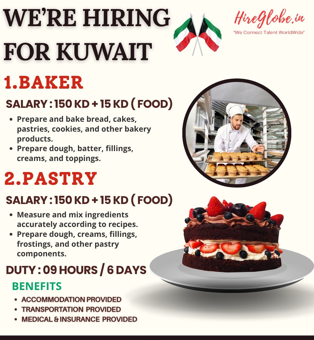 Bakery Staff - Kuwait