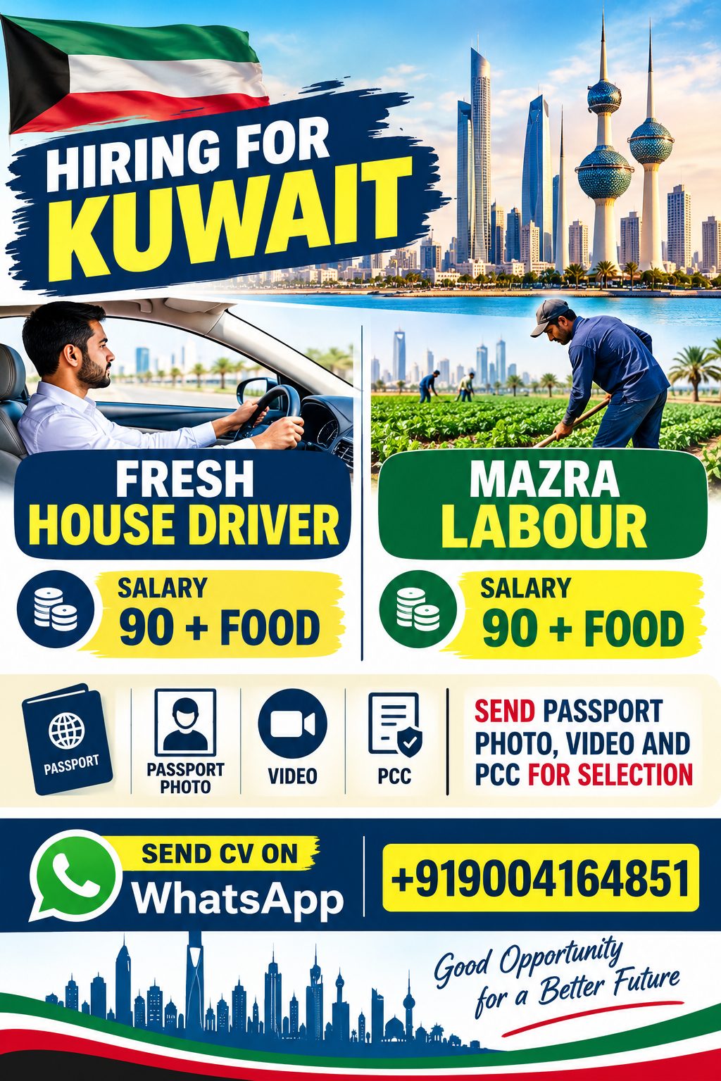 Fresh House Driver — Azeem Consultancy, Kuwait