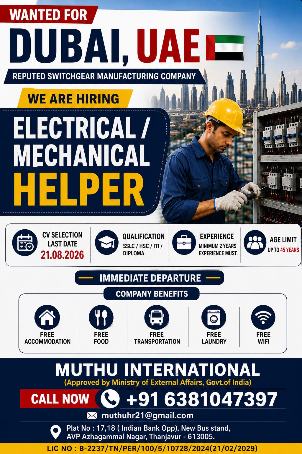 Electrical / Mechanical Helpers