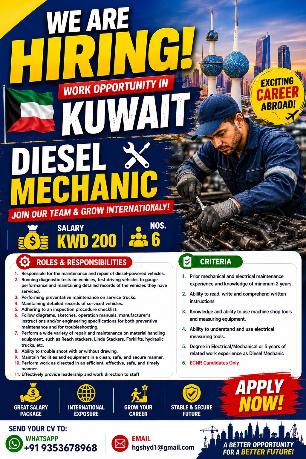 HIRING FOR KUWAIT — ANTLER CONSULTING, KUWAIT