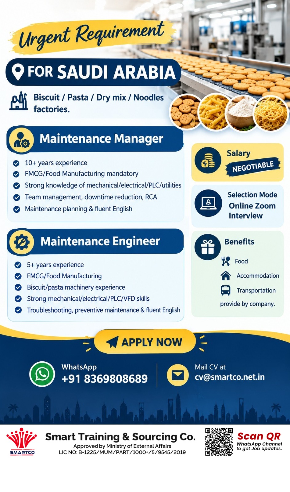 Maintenance Manager & Maintenance Engineer