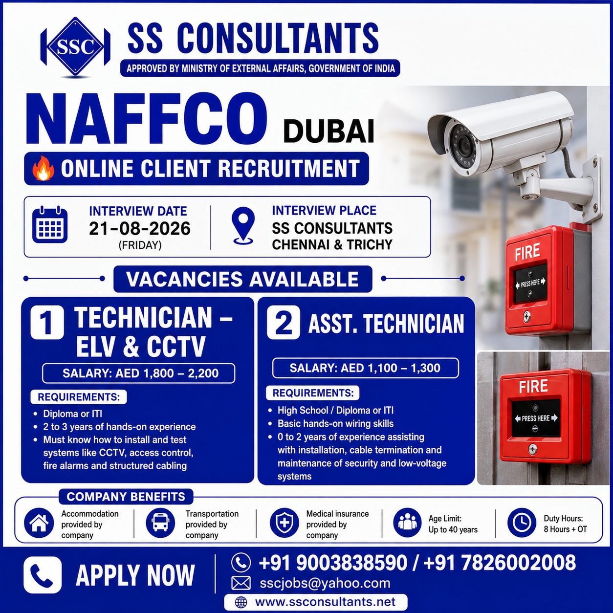 NAFFCO Dubai Online Client Recruitment