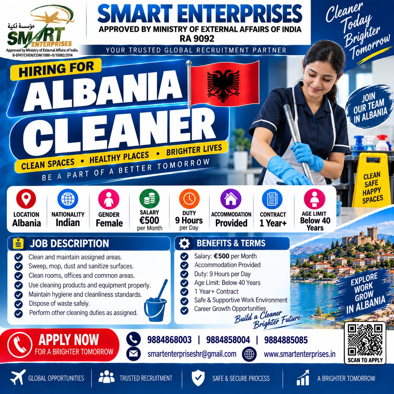 CLEANER ALBANIA
