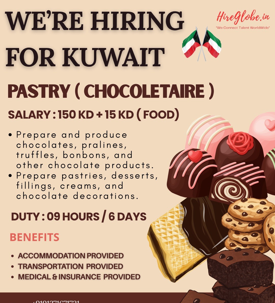 Pastry Chef (Chocolataire)