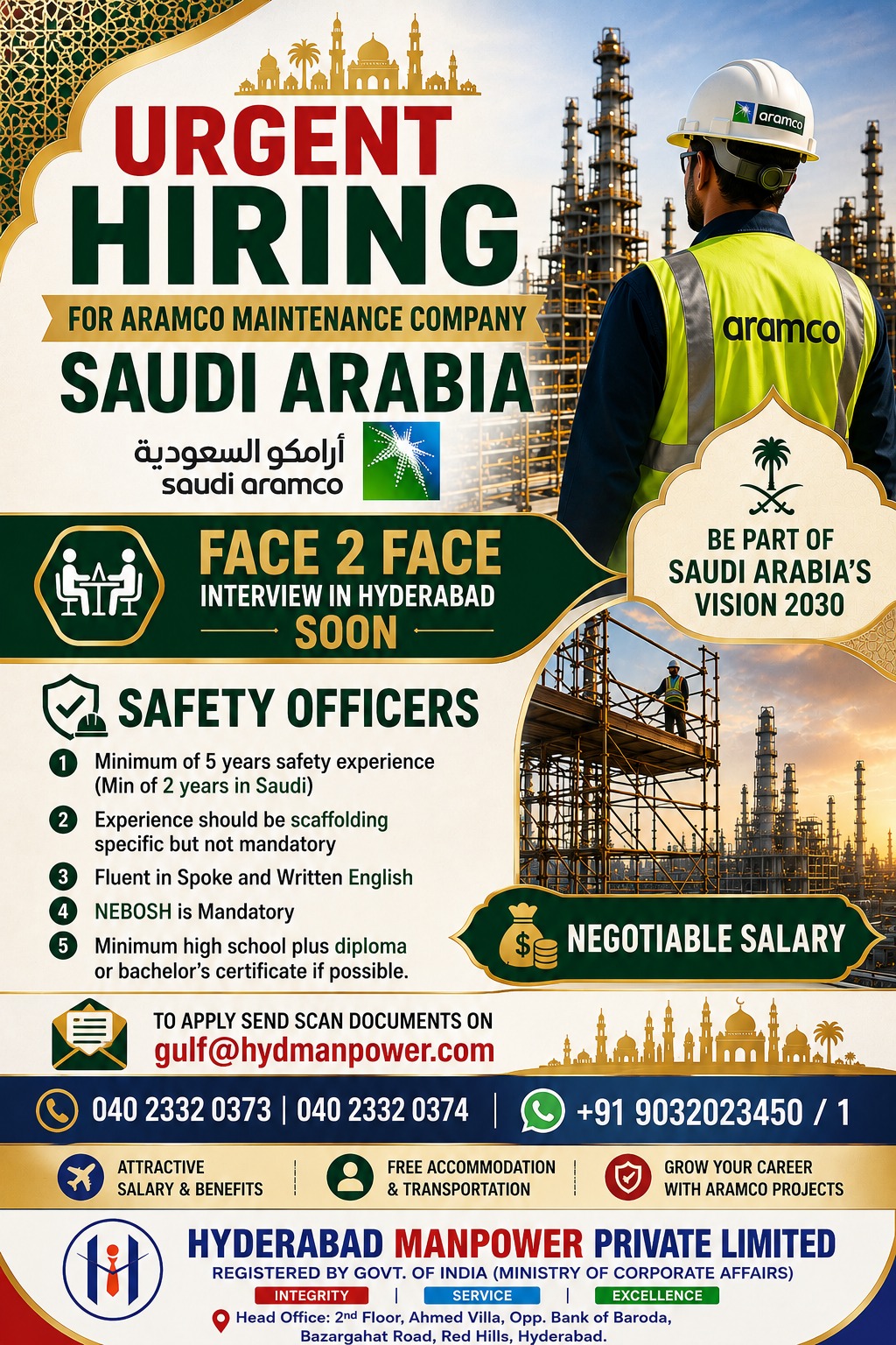 Hiring for KSA — Shaik Sahil, KSA