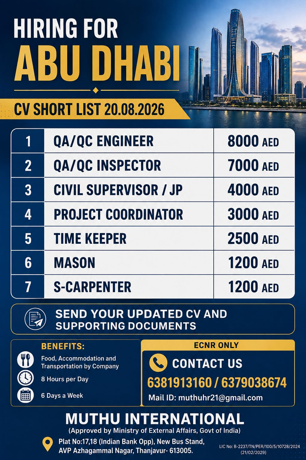 Project co ordinator