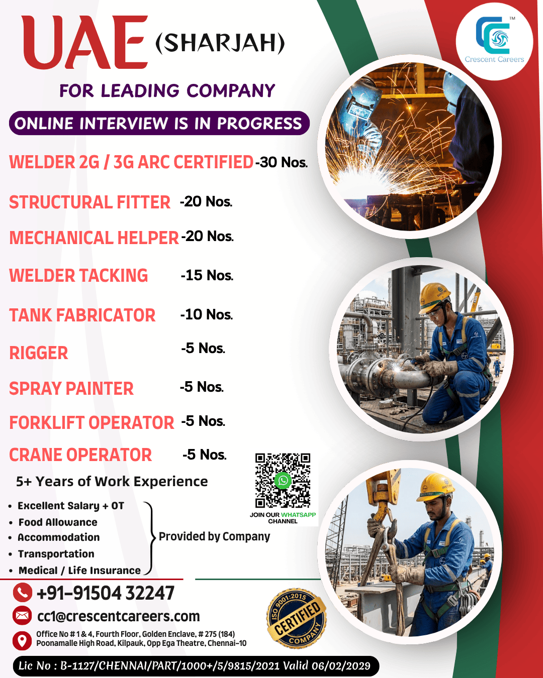 Multiple Positions for Leading Company