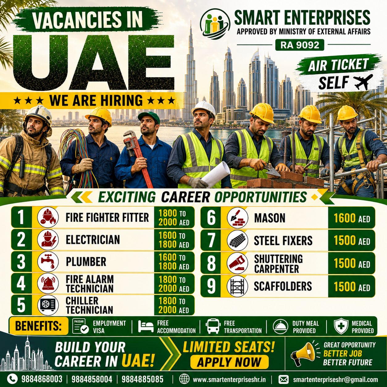 MULTIWORKERS FOR CONSTRUCTION