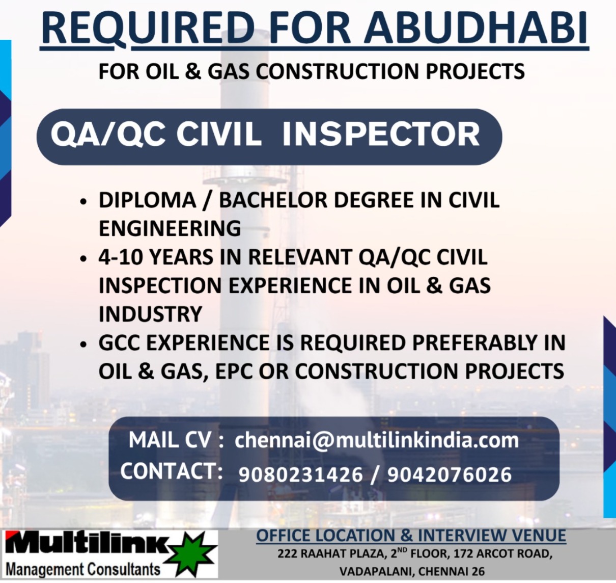 QA/QC Civil Inspector