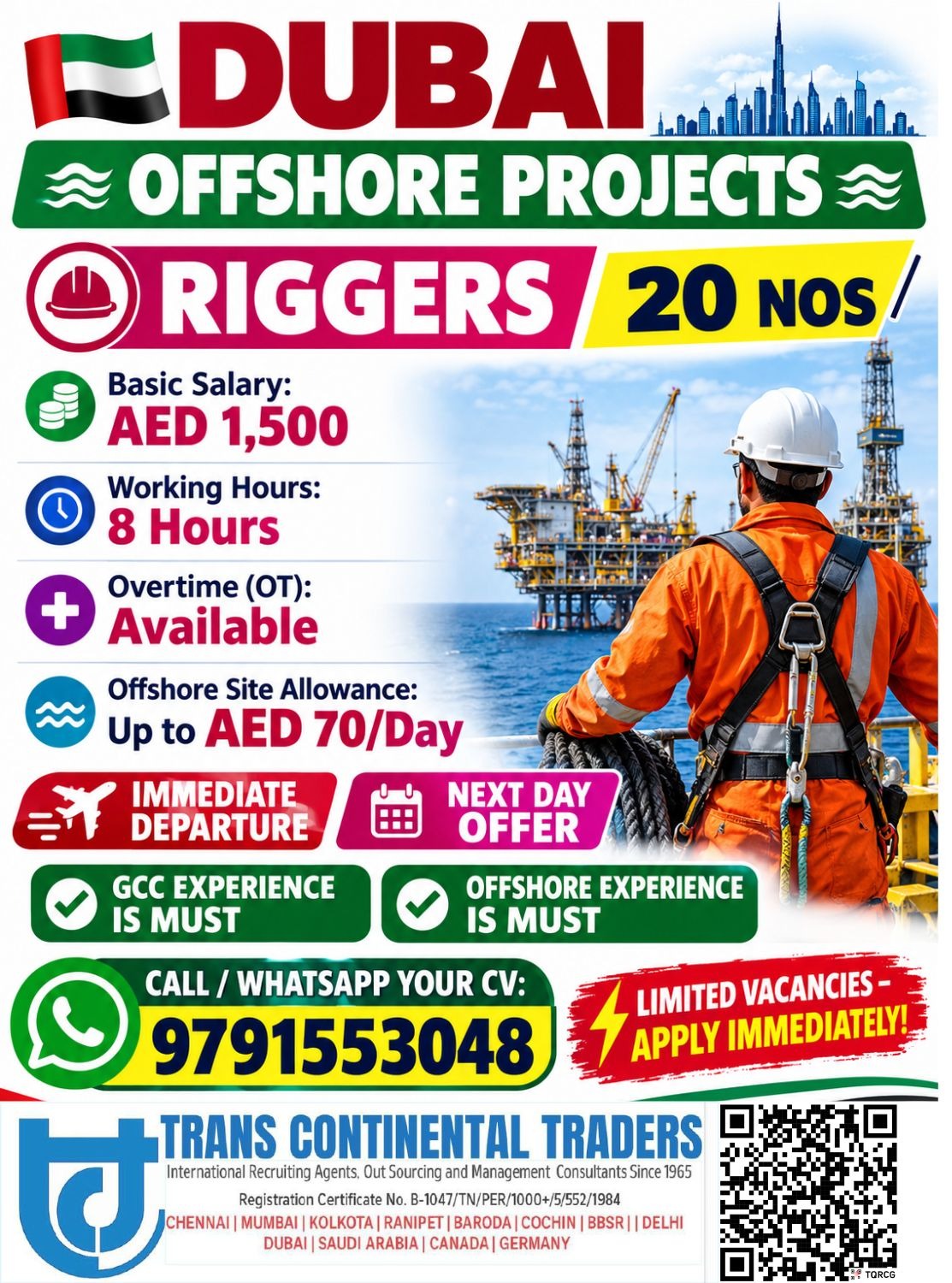 Riggers — Trans Continental Traders, United Arab Emirates, United Arab Emirates