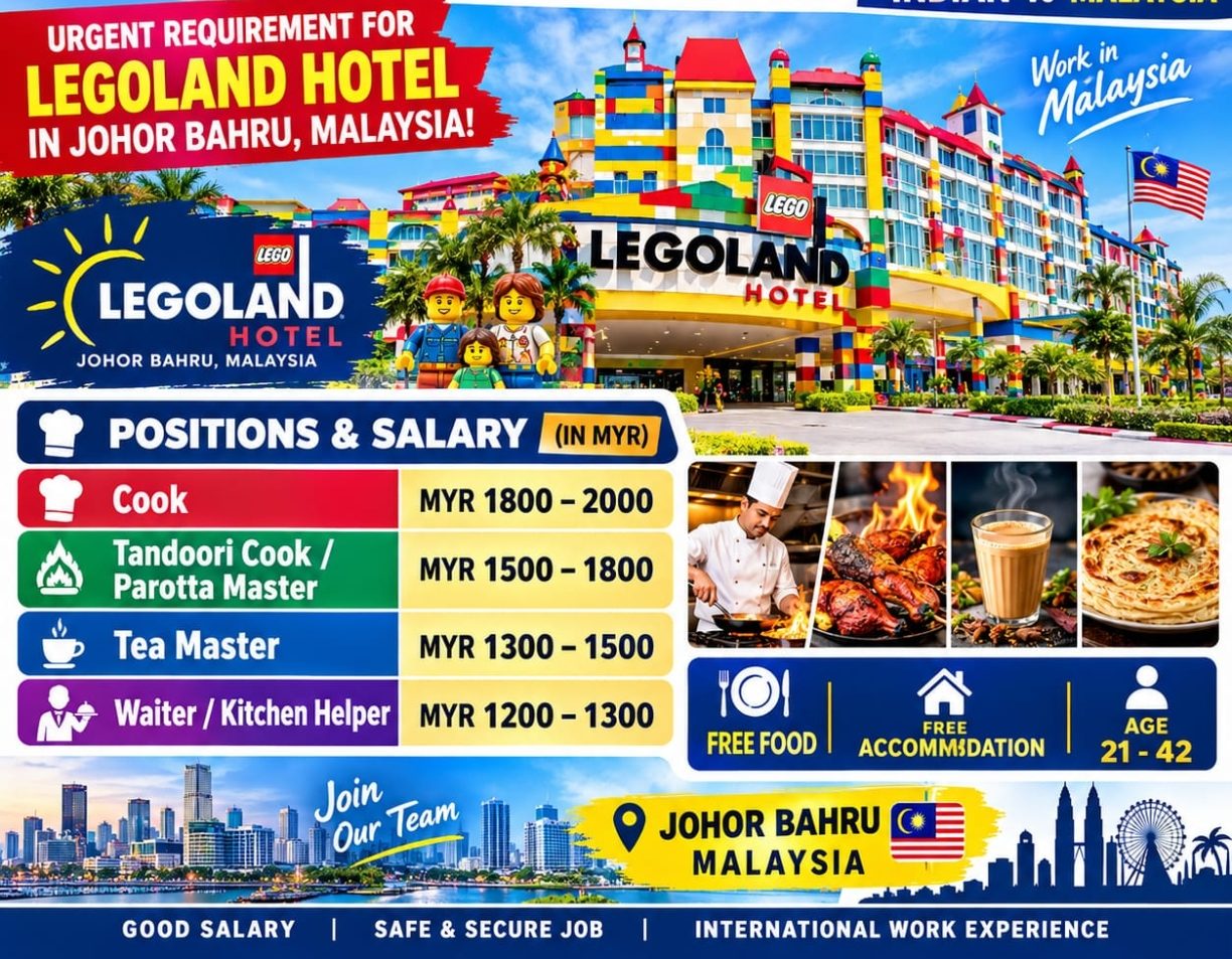 LEGOLAND Hotel Johor Bahru - Multiple Positions