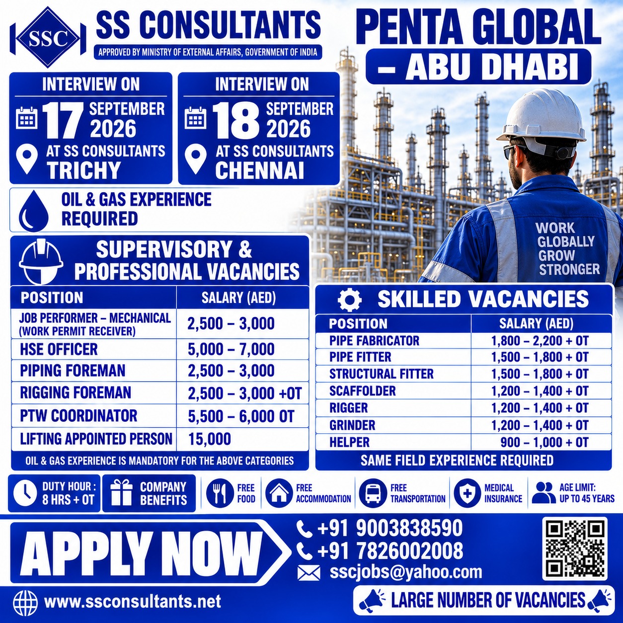 PENTA GLOBAL - ABU DHABI — SS Consultants, Madurai, United Arab Emirates