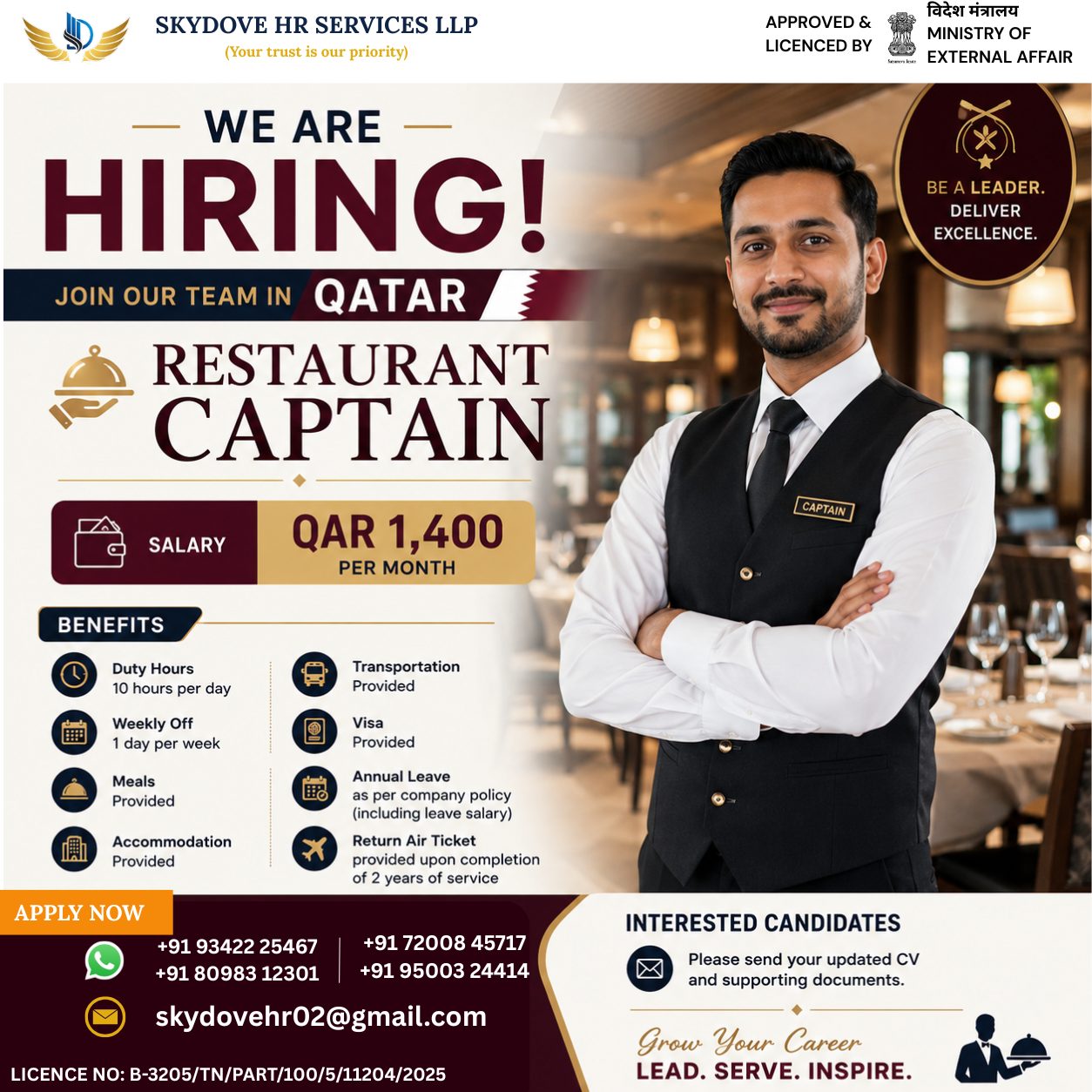 Restaurant Captain