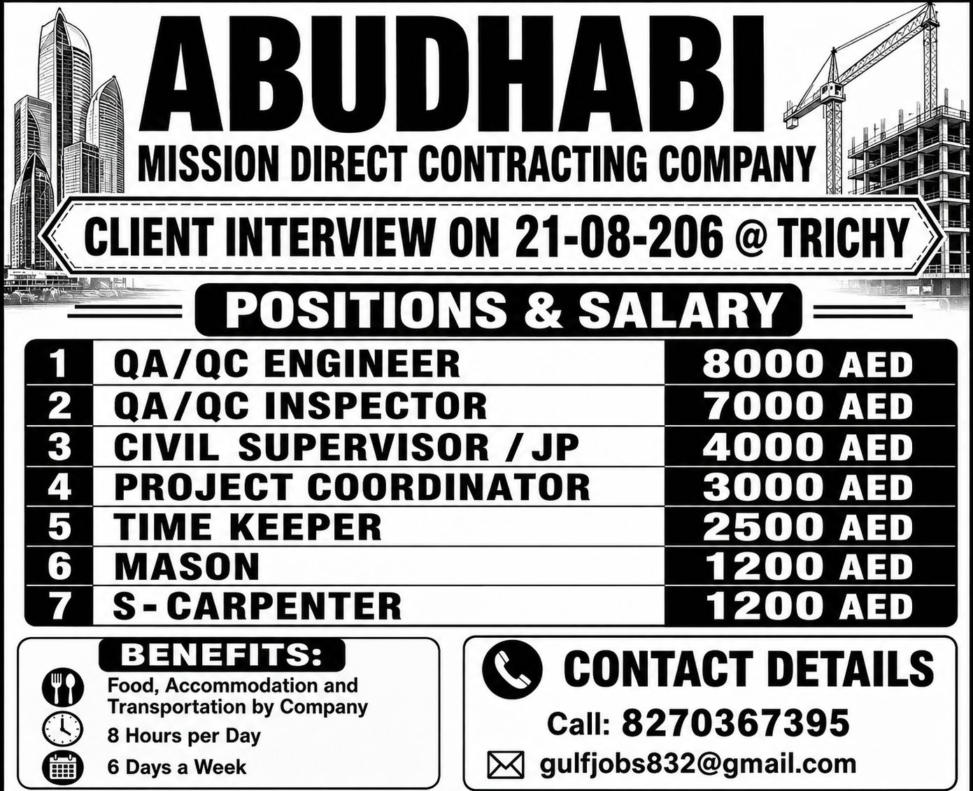 Client Interview at Trichy.