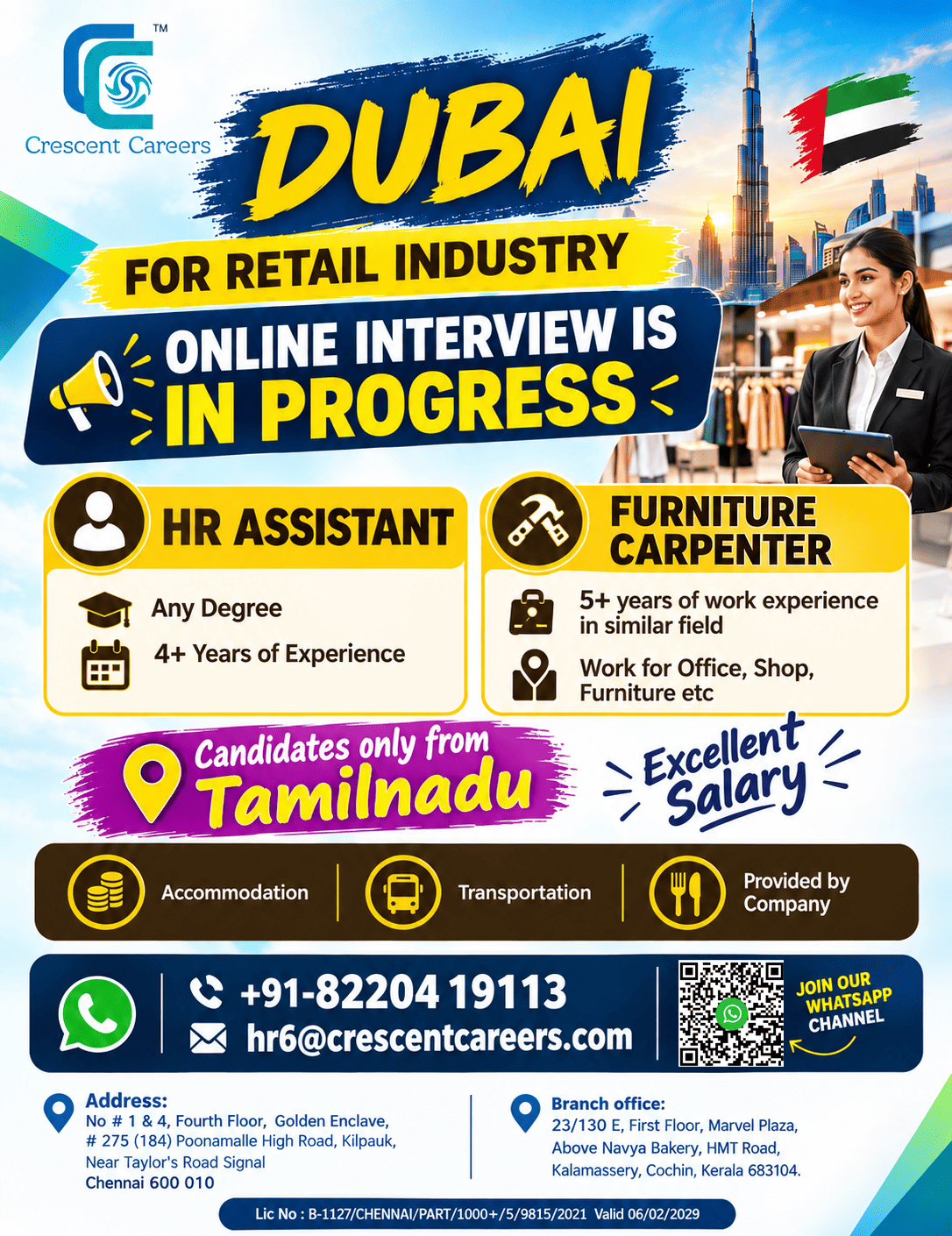 Dubai Retail Industry Jobs