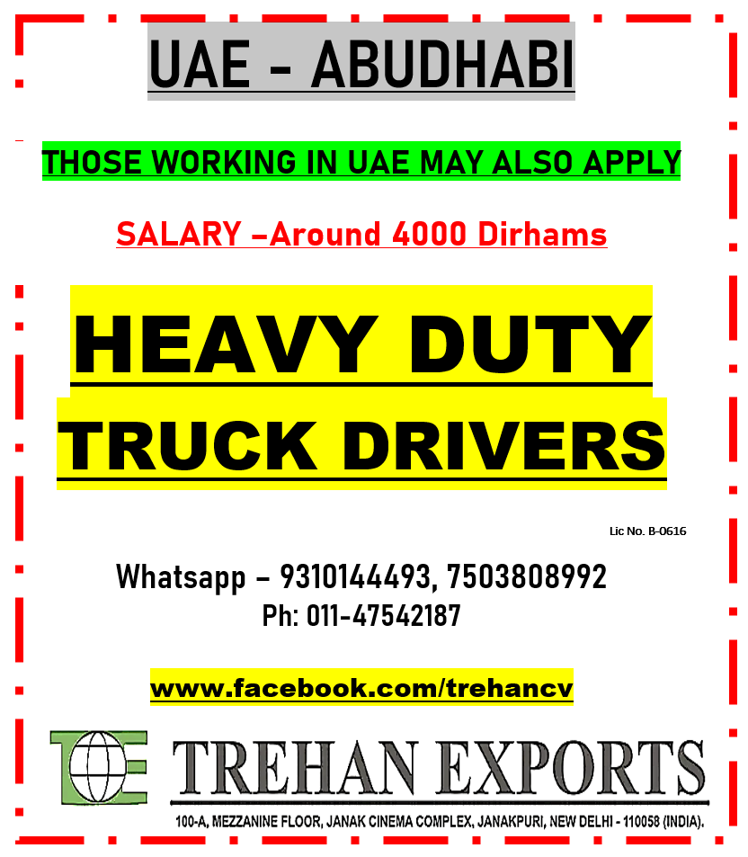 Heavy Duty Truck Drivers