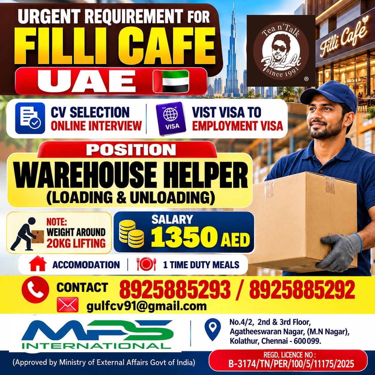 Warehouse Helper - UAE