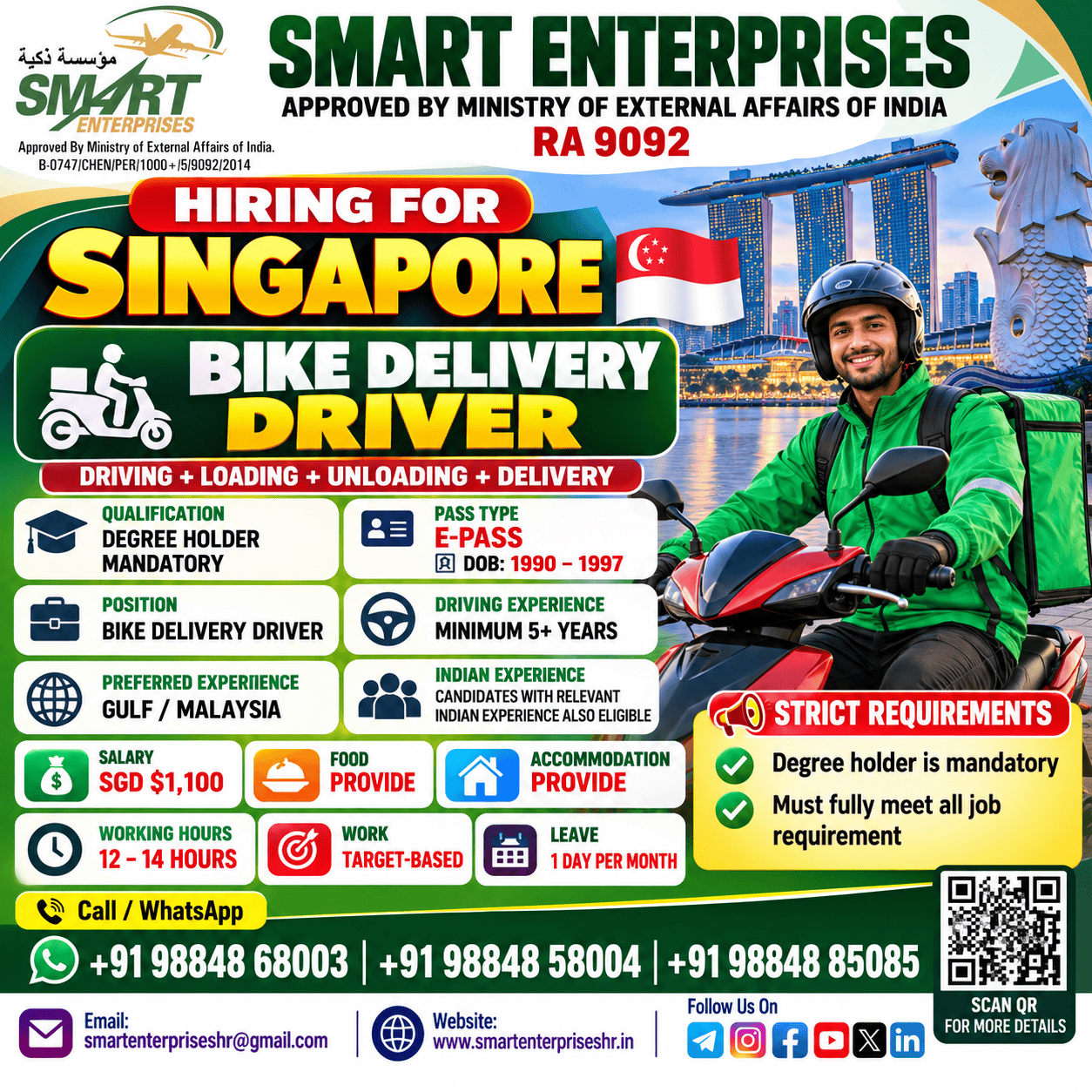 BIKE DELIVERY DRIVER