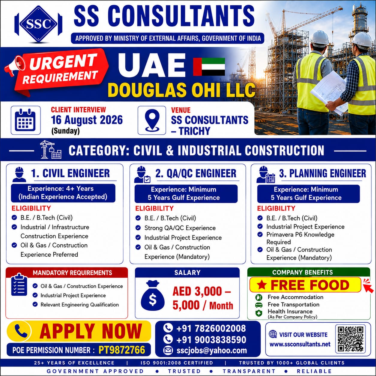 UAE Civil & Industrial Construction - Douglas OHI LLC