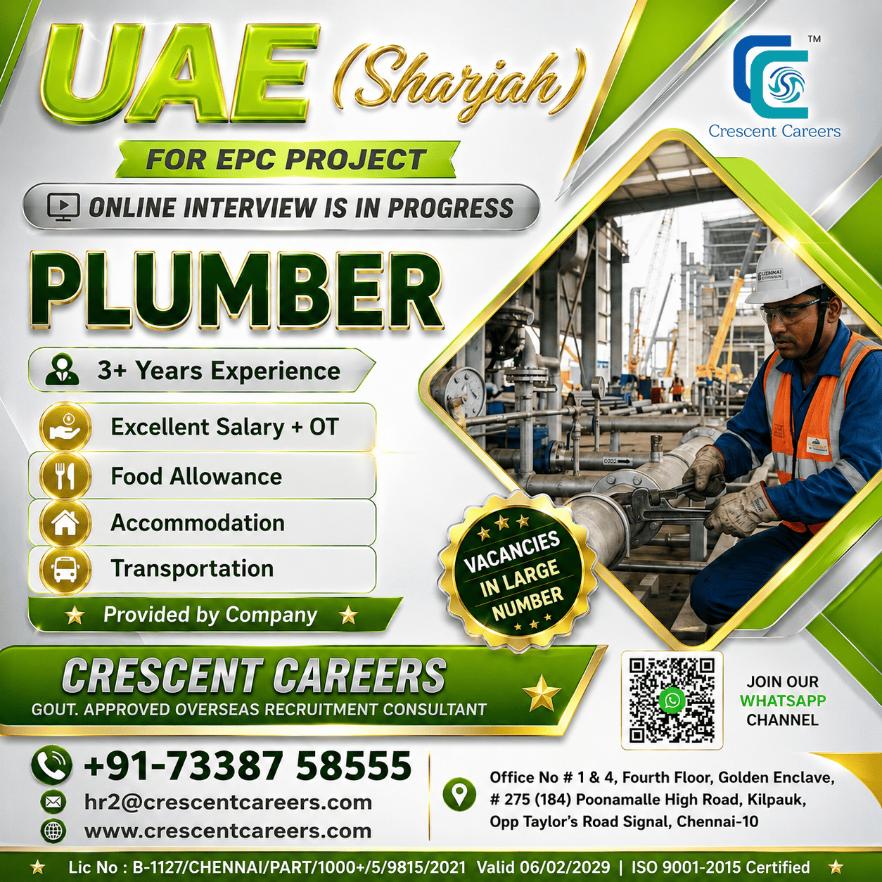 Saudi Arabia Oil & Gas Shutdown - Free Recruitment