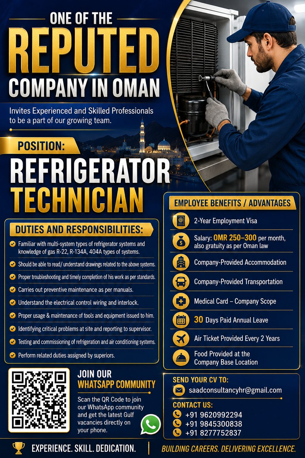 Refrigerator Technician