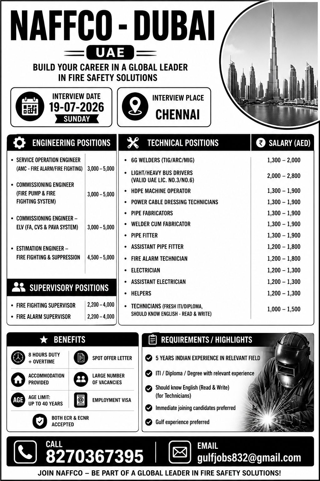 Engineers — VG TRAVELS, Dubai, Dubai