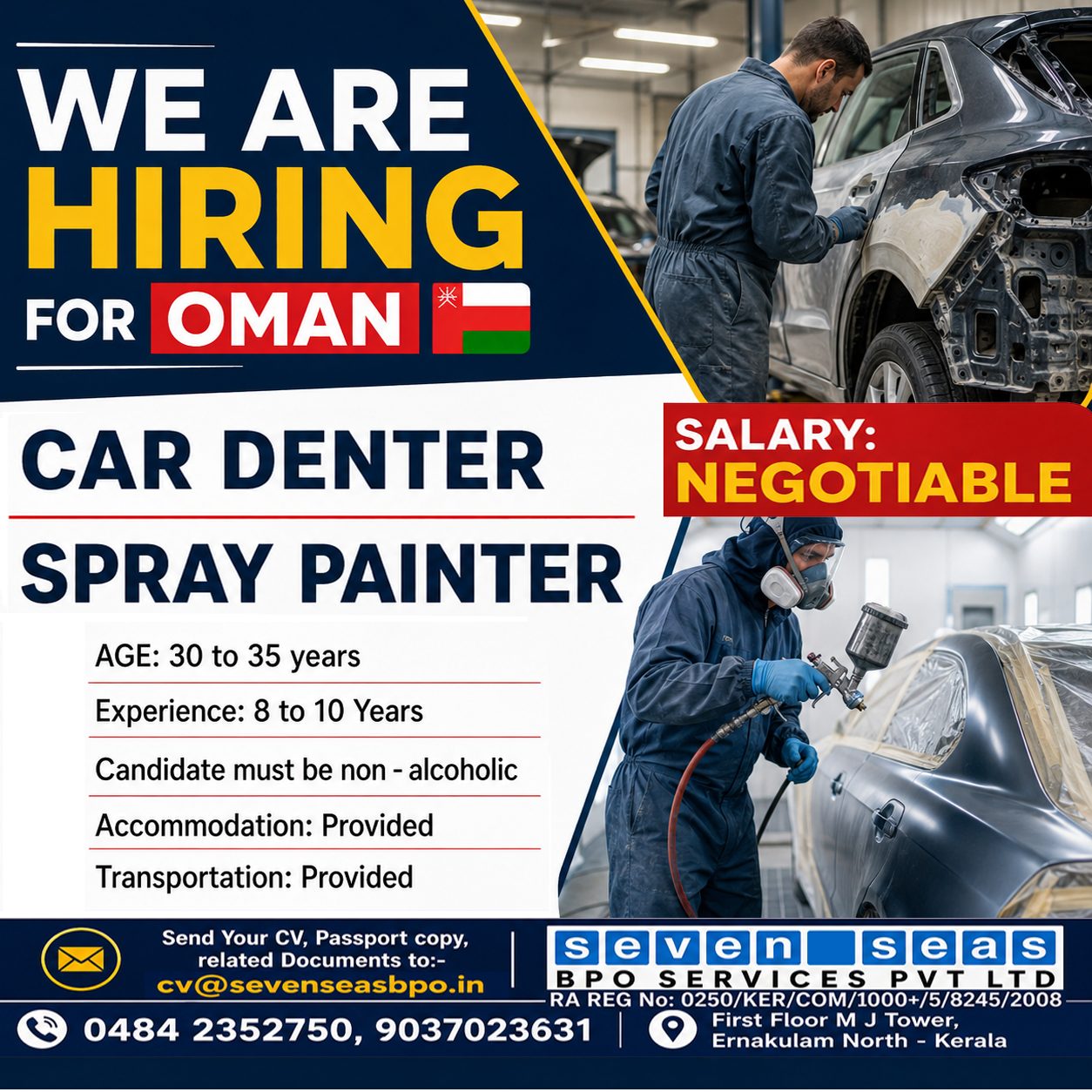 we are hiring for oman