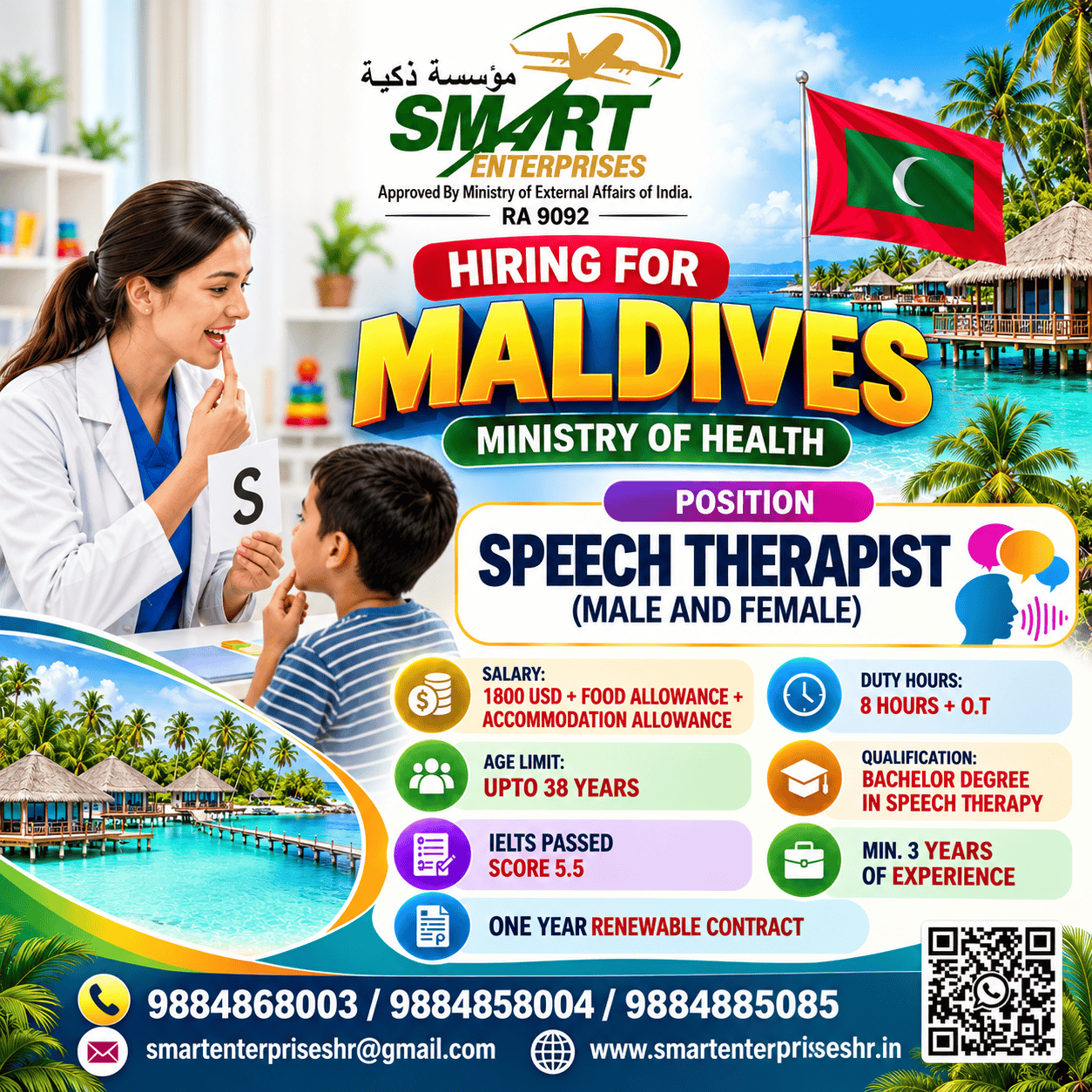 SPEECH THERAPIST (MALE AND FEMALE)