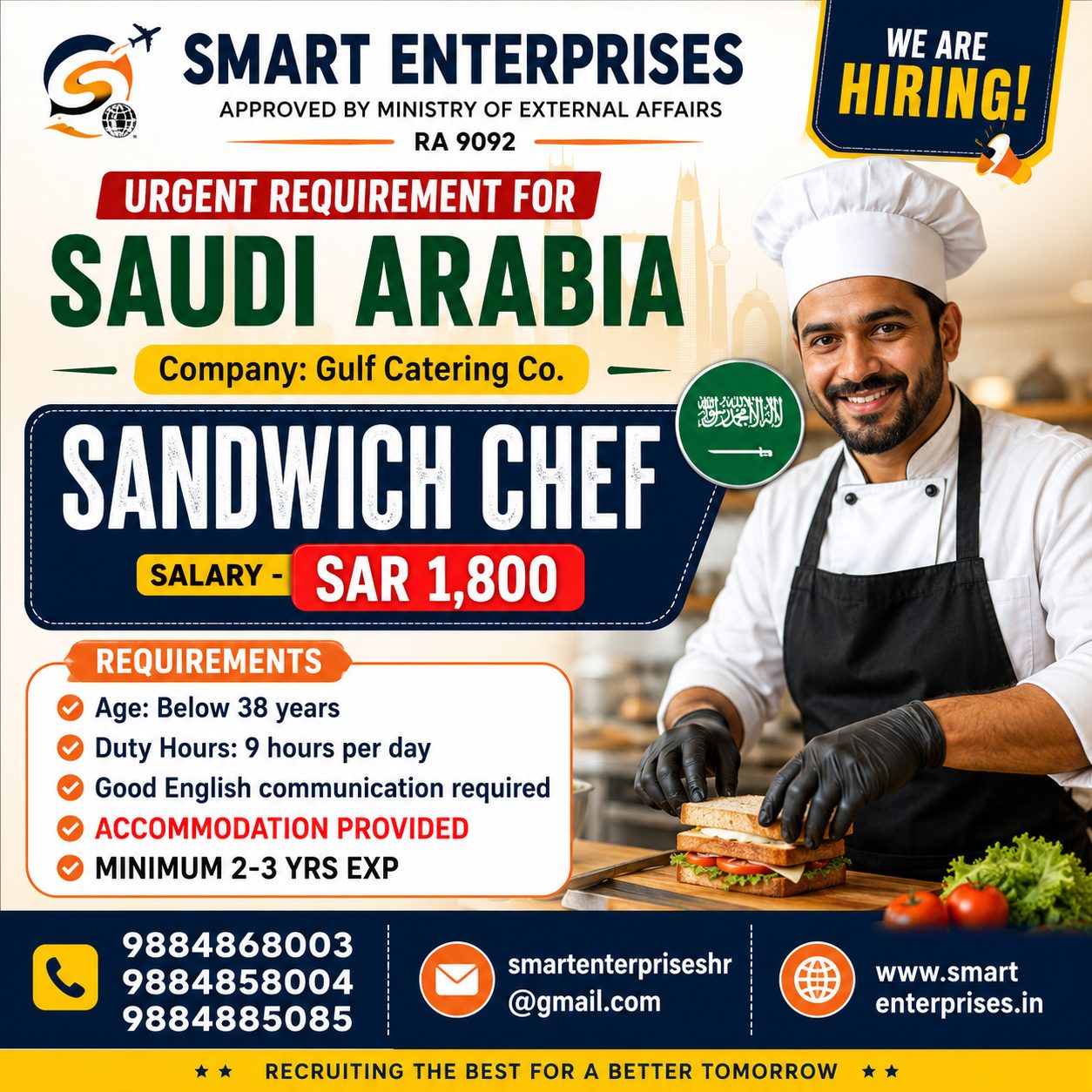 SANDWICH CHEF