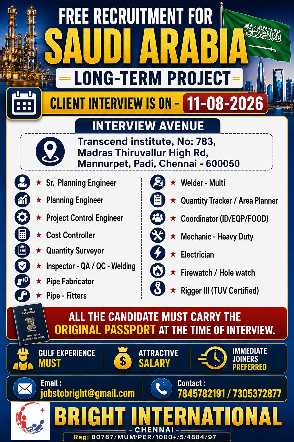 *****FREE RECRUITMENT - LONG TERM*****