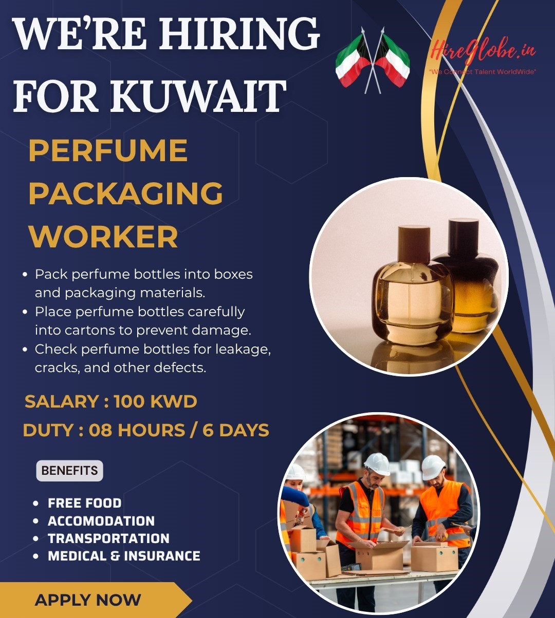 Perfume Packaging Worker