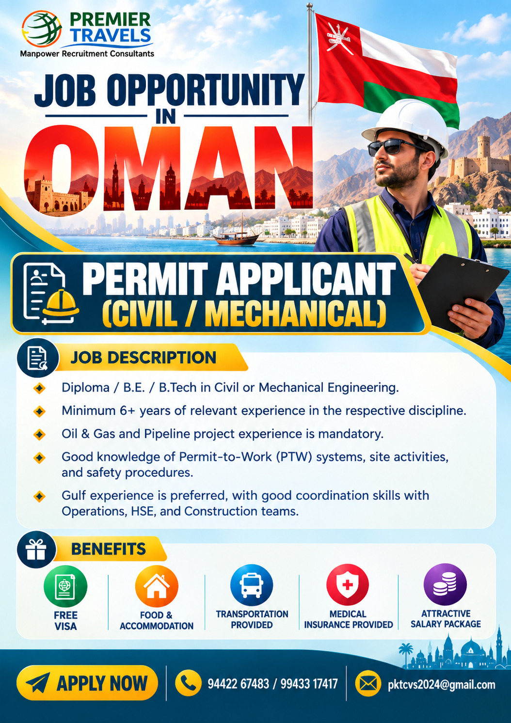 Permit Applicant (Civil/Mechanical)