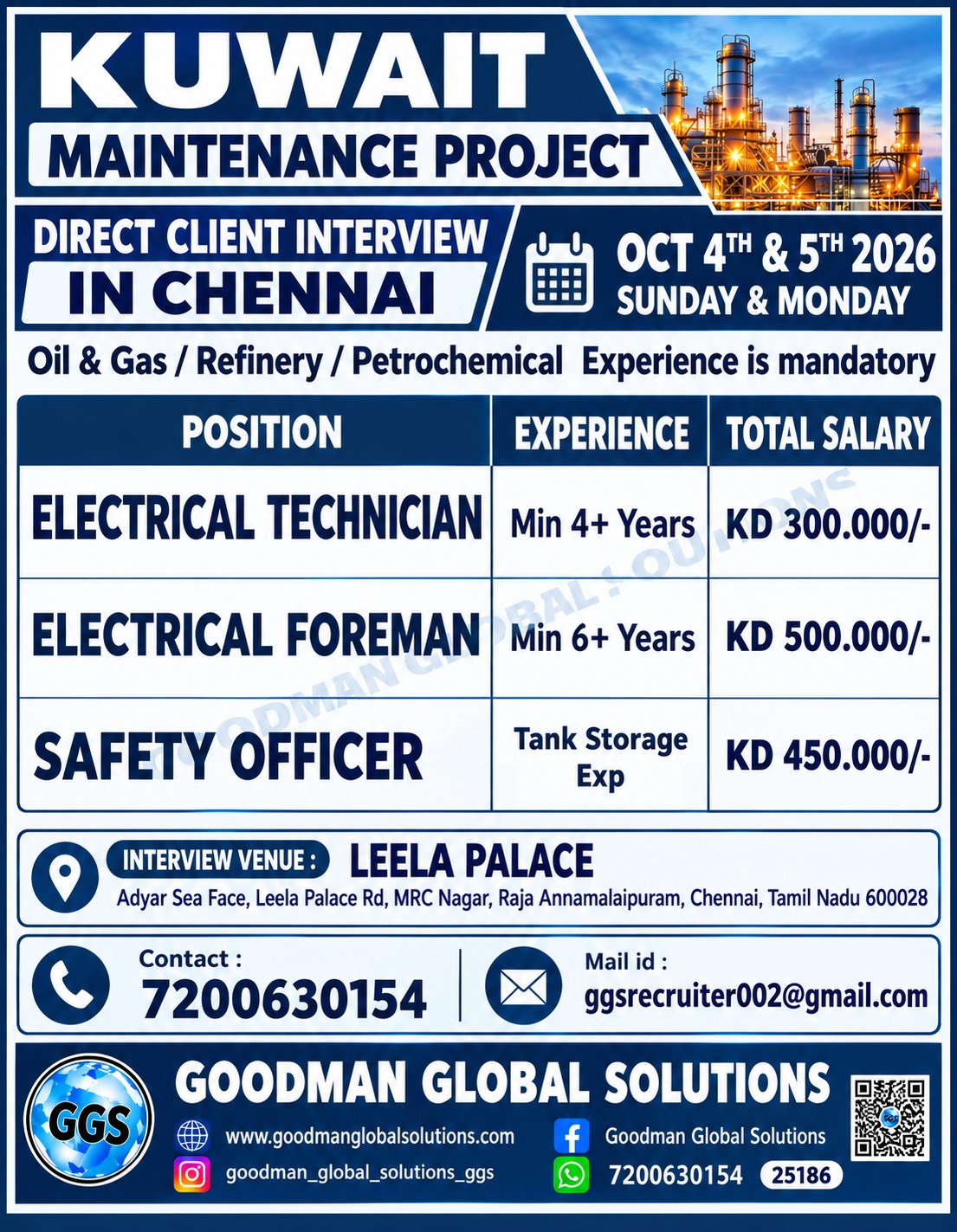Kuwait - Oil & Gas Maintenance Project