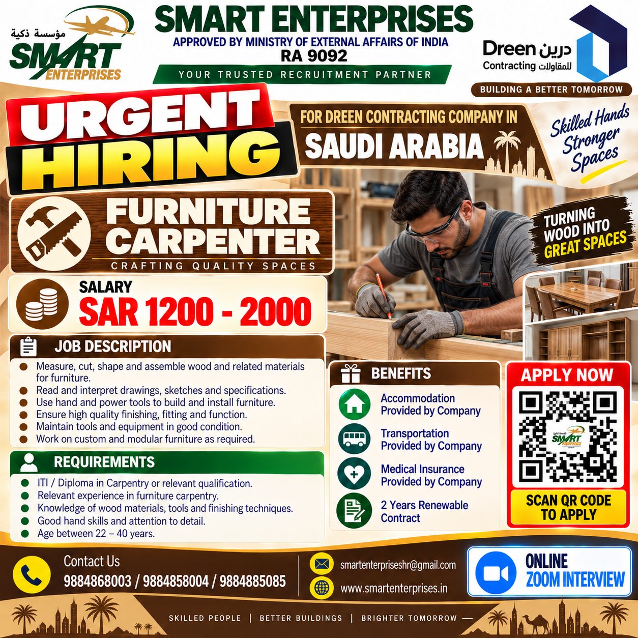 FURNITURE CARPENTER SA