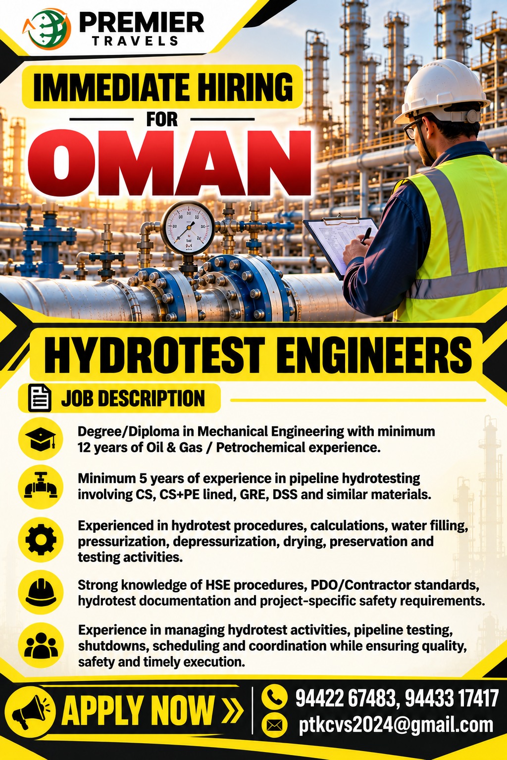 Hydrotest Engineers