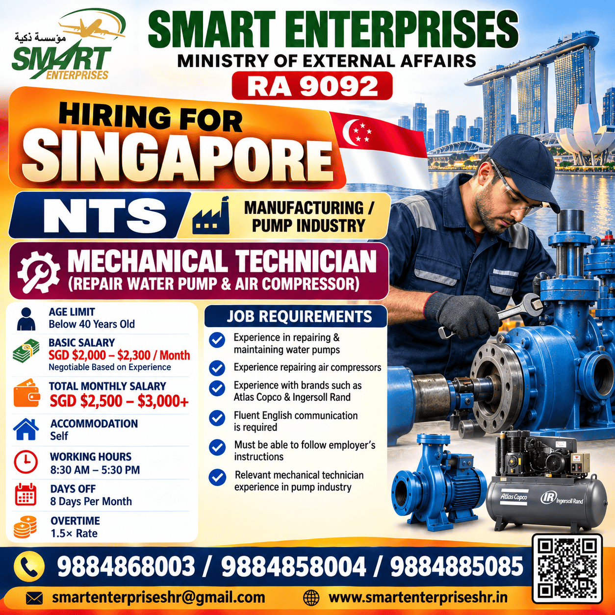 MECHANICAL TECHNICIAN SINGAPORE
