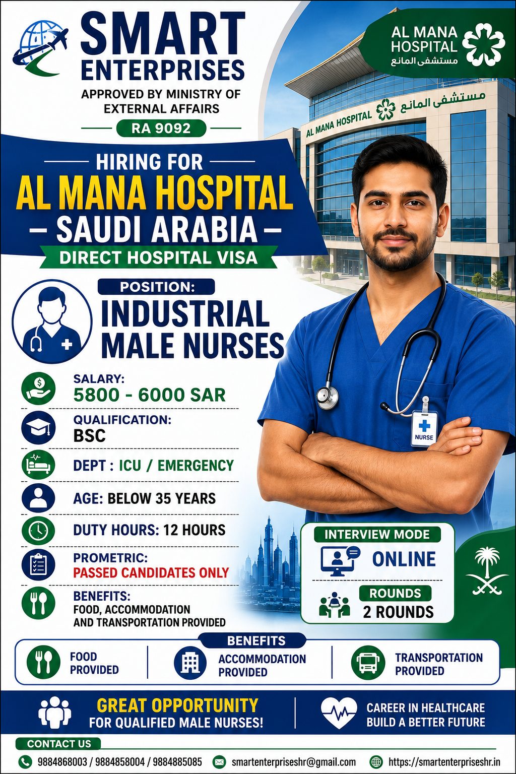 INDUSTRIAL MALE NURSE