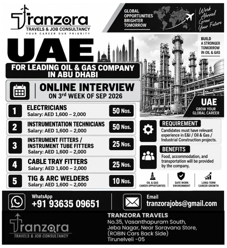 UAE OIL AND GAS JOBS
