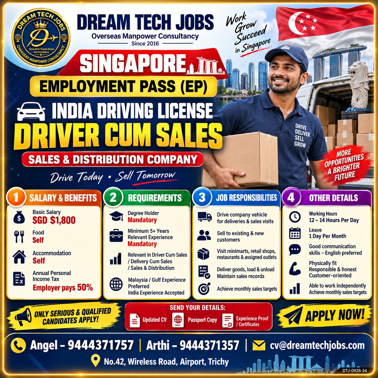 Driver Cum Sales