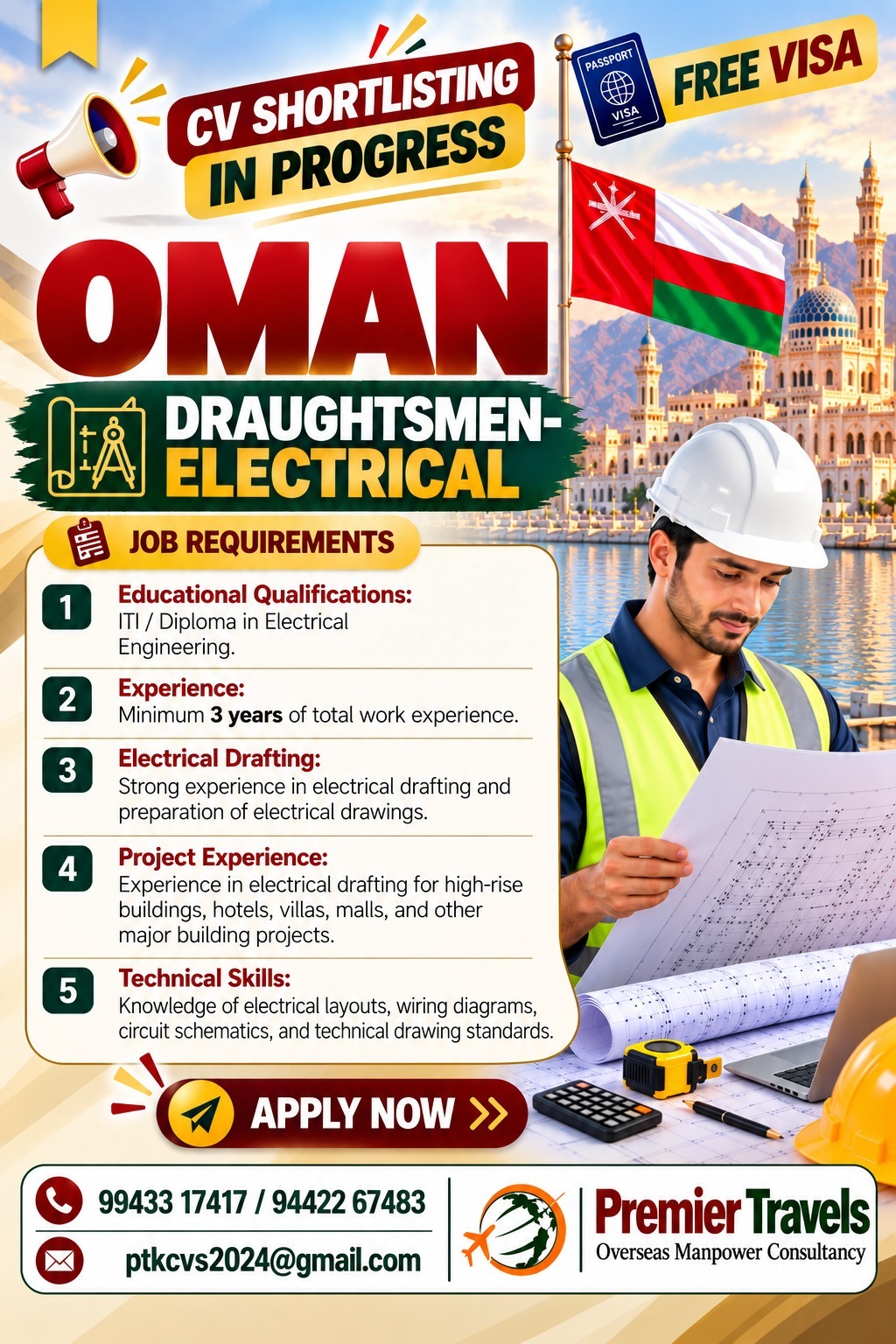 Draughtsmen-Electrical