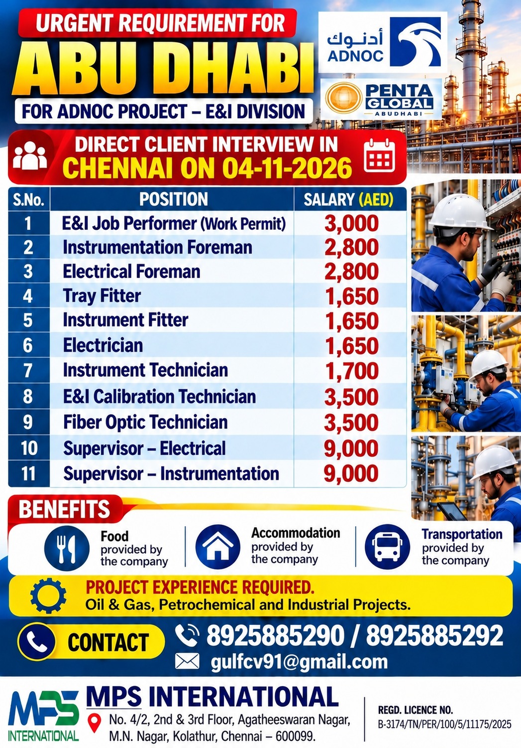 ADNOC Project - E&I Division