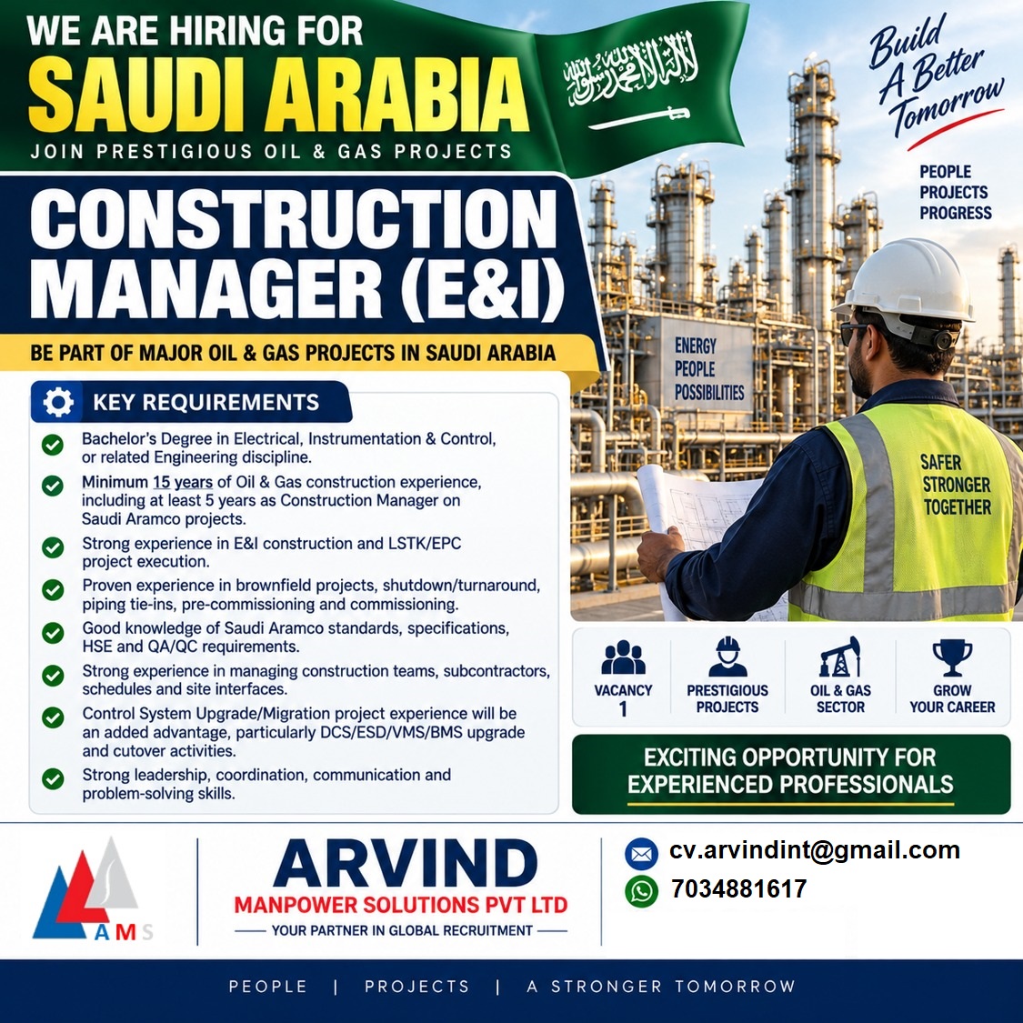 Construction Manager E&I