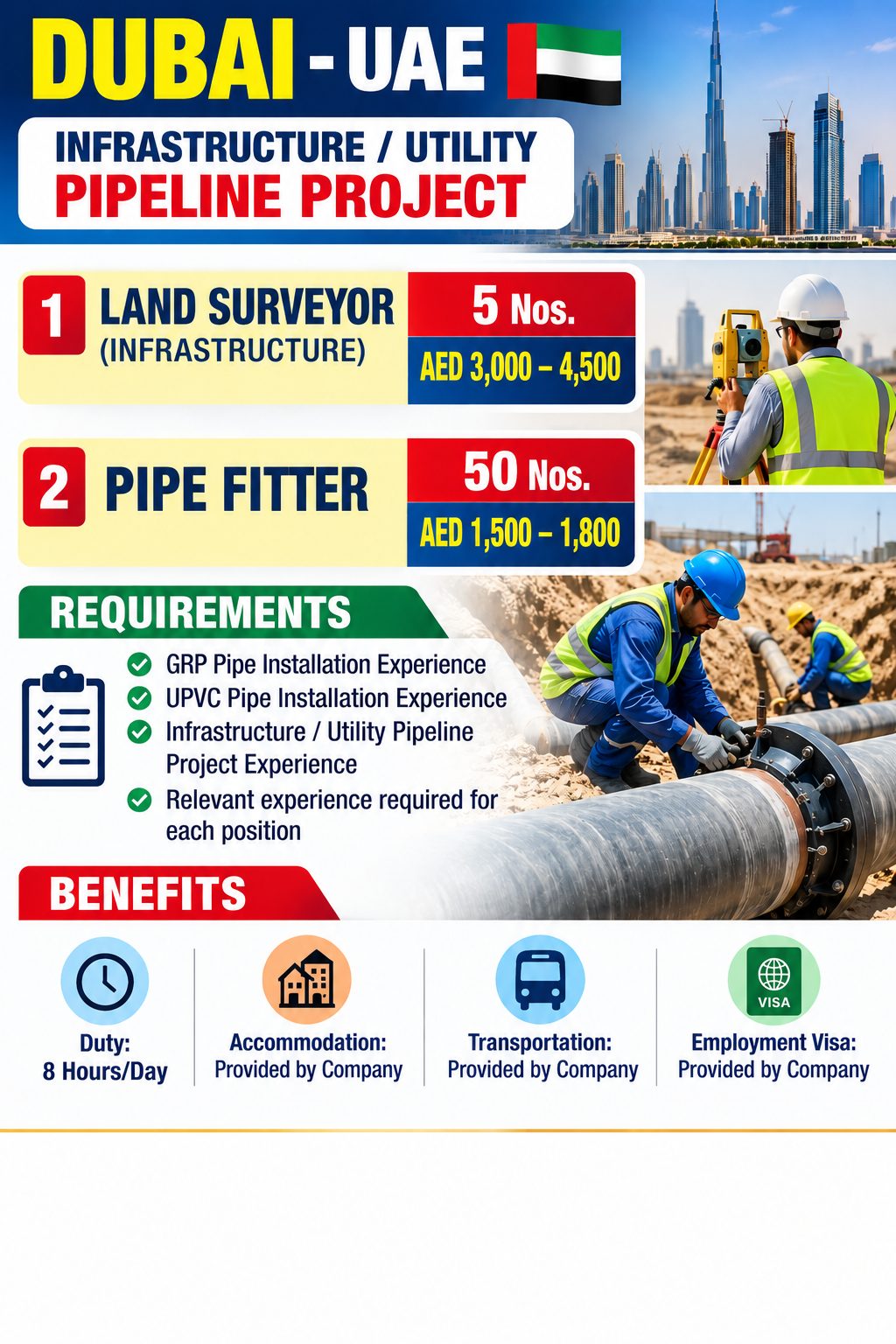 Infrastructure/Utility Pipeline Project