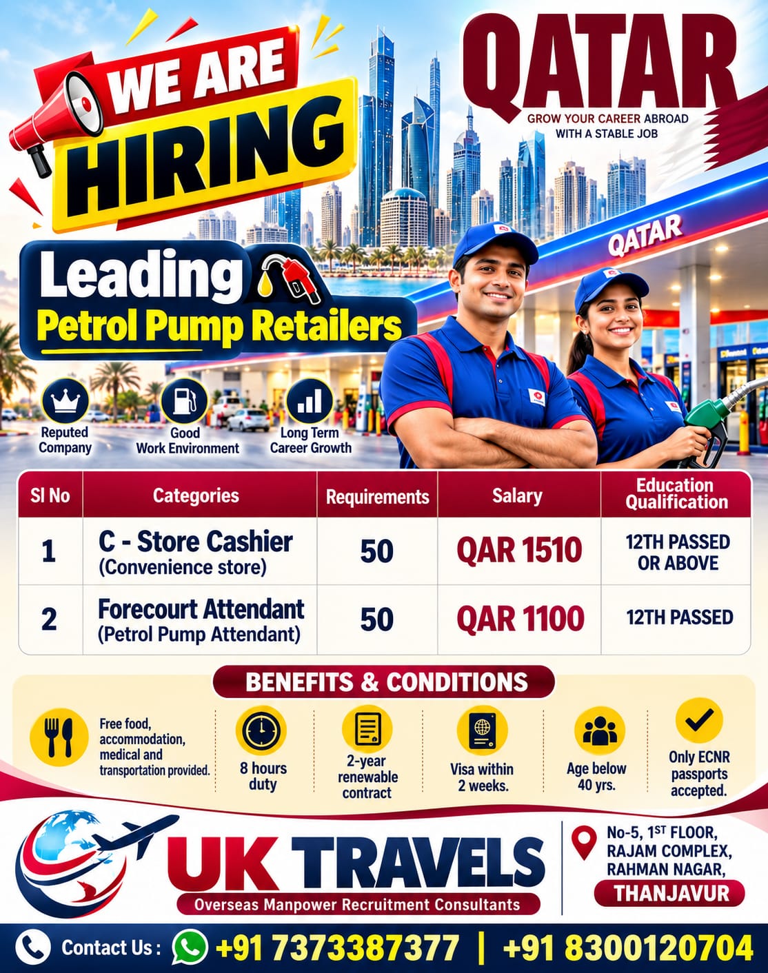 QATAR HIRING